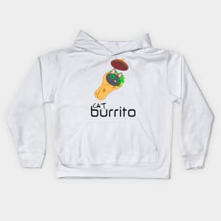 cat burrito Kids Hoodie